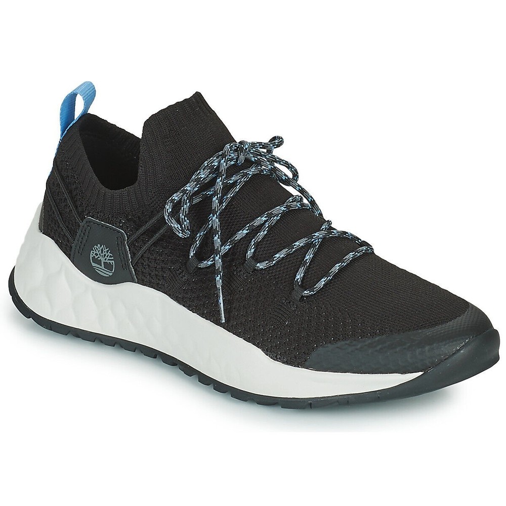 NEW TIMBERLAND Men's Solar Wave Low Hiking Sneakers - Black Knit (Size 7 M)